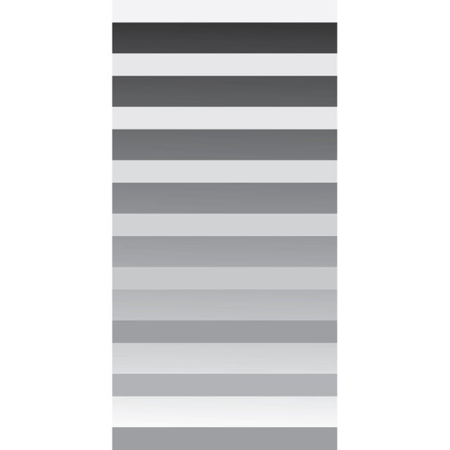 Sticker paroi de douche 100x200cm Marinière dégradée anthracite, PLAGE
