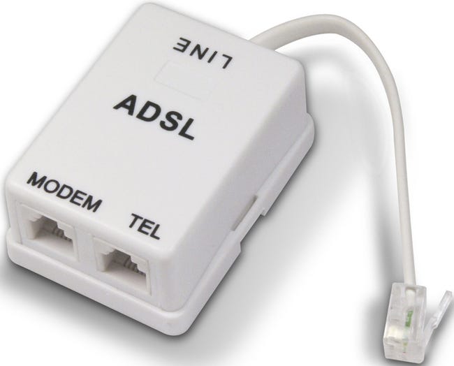 SPINA TELEFONICA TRIPOLARE RJ11 C/ATTACCO PLUG 6/4 - F.A.E.G. SRL