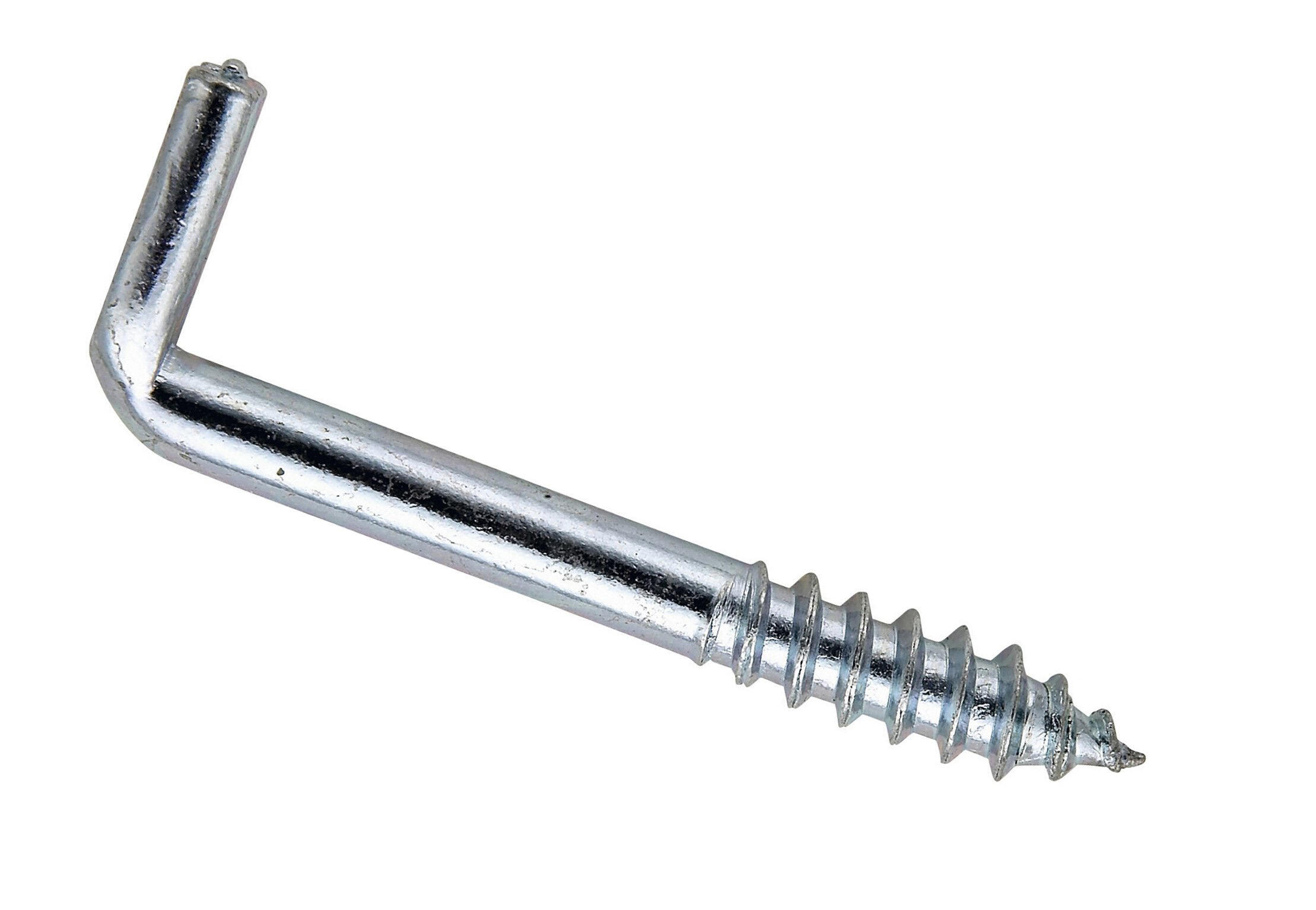 1,000 X Vis En Crochet Fixation Cintre (No.10) 5mm X 60mm Acier BZP