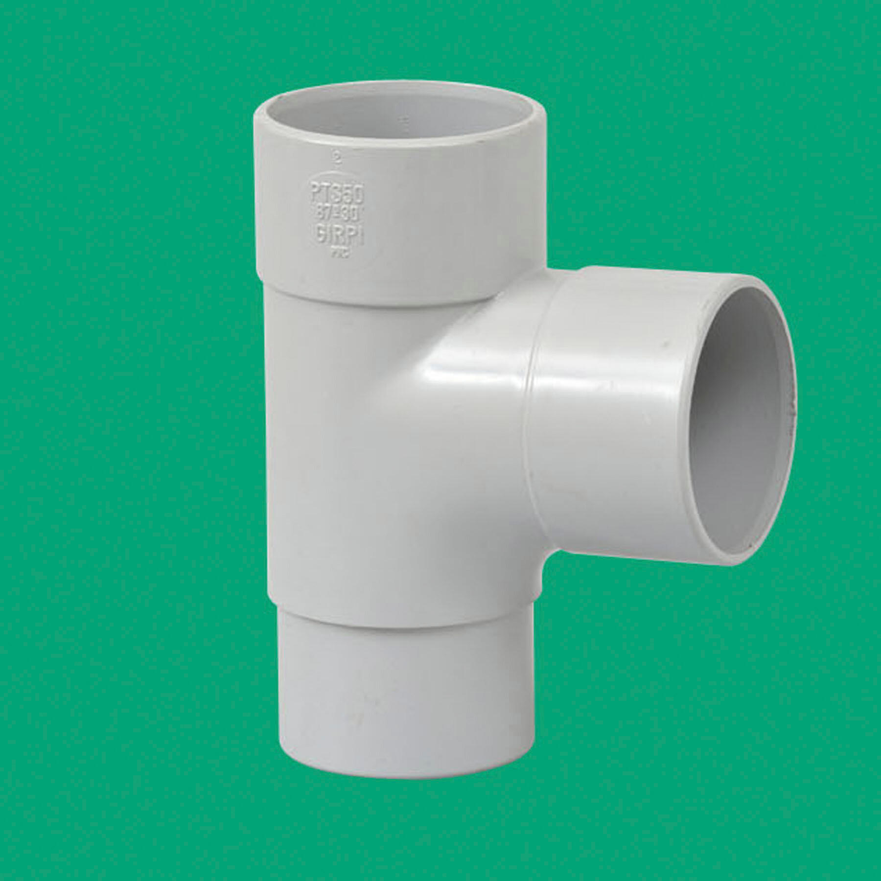 Culotte 87.3° pvc gris GIRPI, Dév.16 cm Diam.50 mm - 3