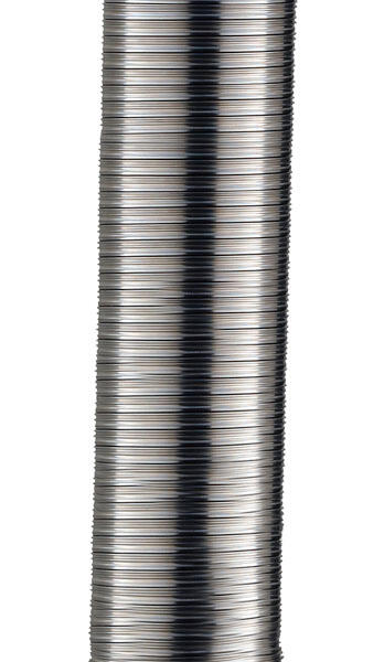 Tubage flexible isolé pour conduit double paroi POUJOULAT Diam.100 mm 1.25 m Ep.