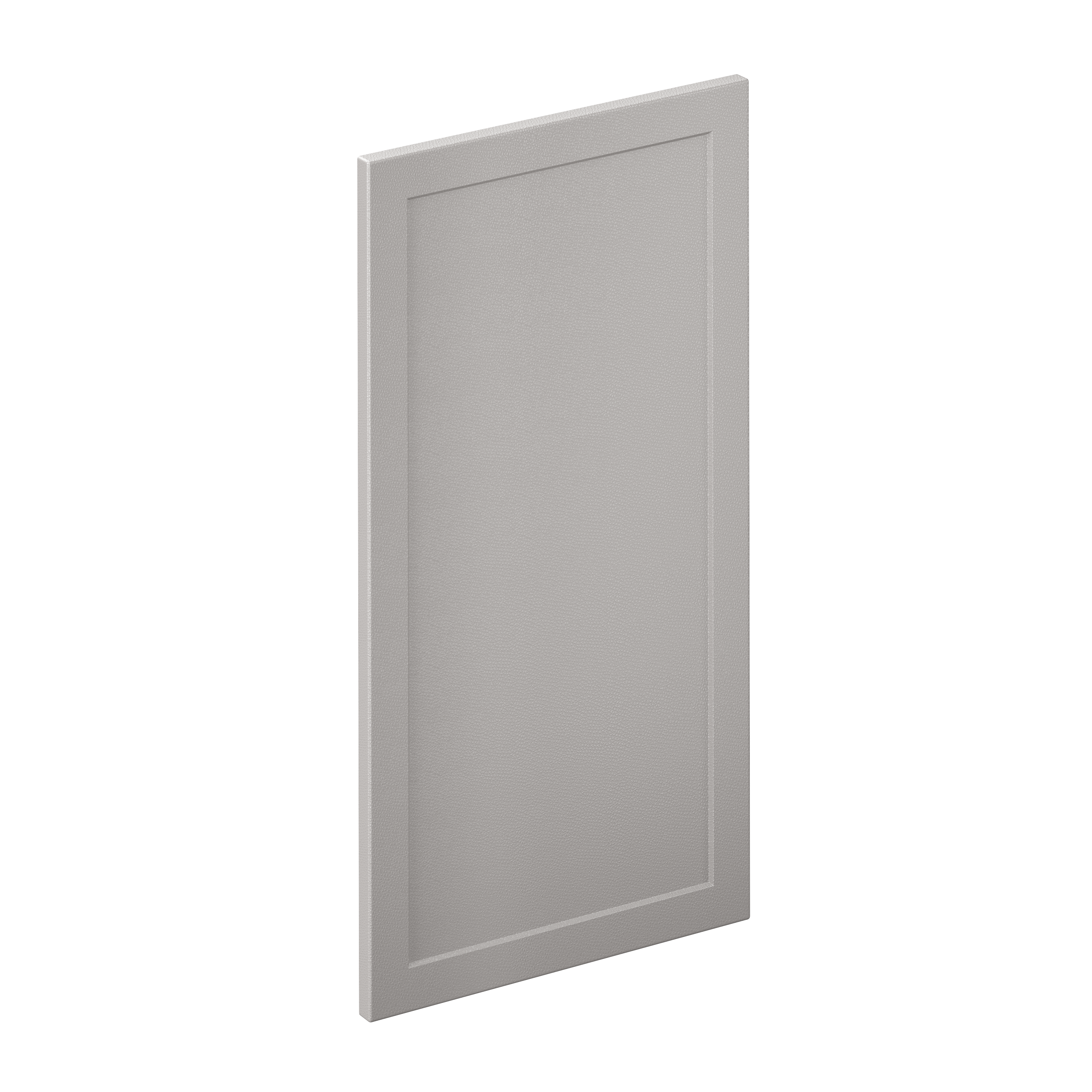 Porte de cuisine Newport effet cuir gris clair mat H.47.7 x l.59.7 cm ...