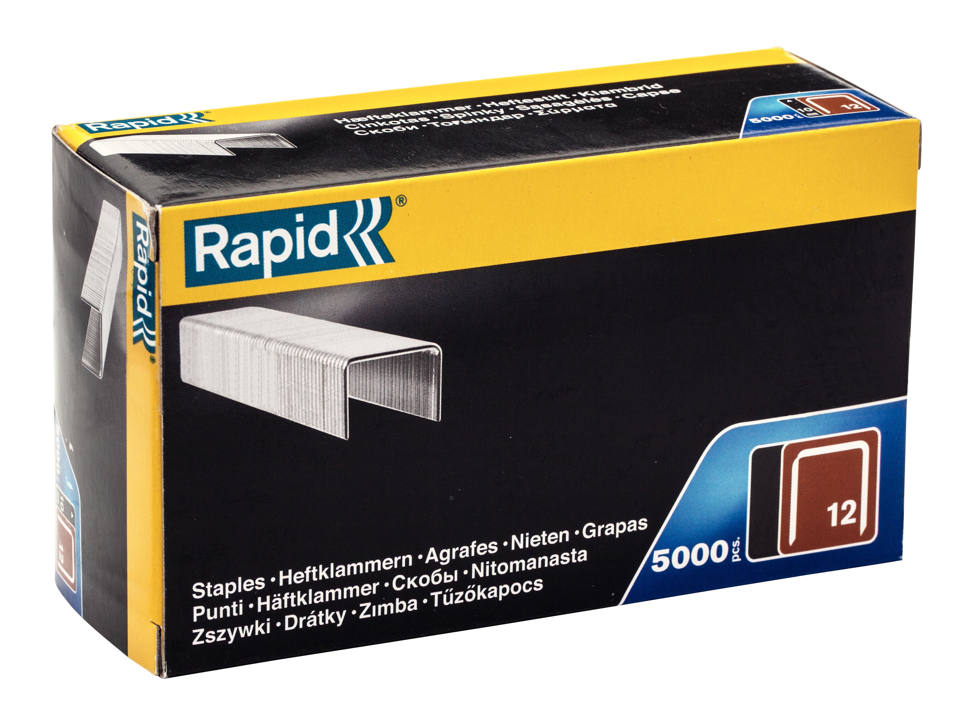 RAPID Lot De 3 Boîtes De 5000 Agrafes Standard SP19/6 Mm Galva - Agrafes De Haute Qualité