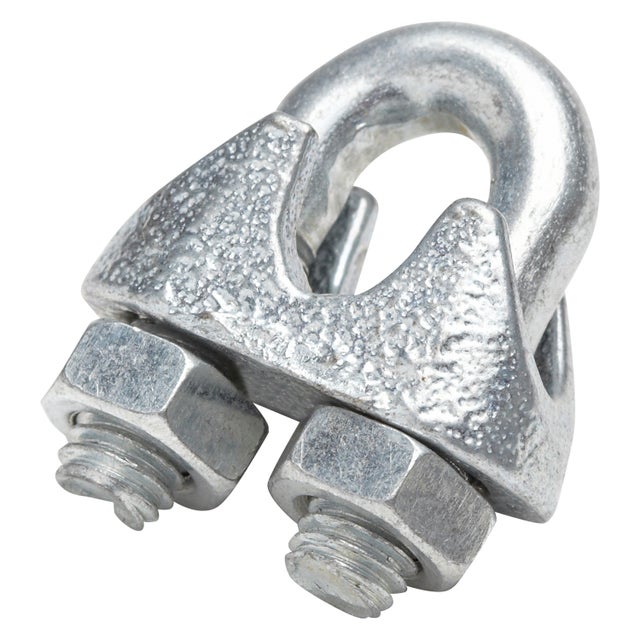 Serre-câbles 4mm Inox Lot 15 Serre-câbles Acier Inoxydable M4 - Raccord Câble Métallique 4mm, étrier U, Anticorrosion Serre-câbles M4 4mm