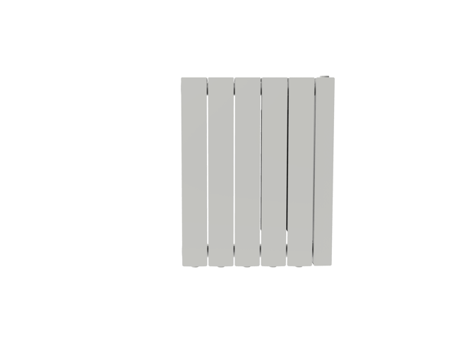 Radiateur électrique à inertie fluide 1000 W EQUATION Luz horizontal blanc