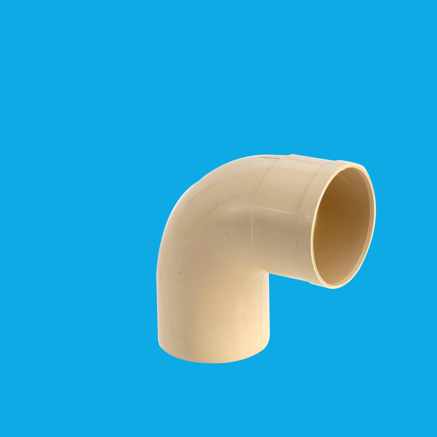 Coude 87.3° pvc sable GIRPI, Dév.33 cm Diam.100 mm - 2