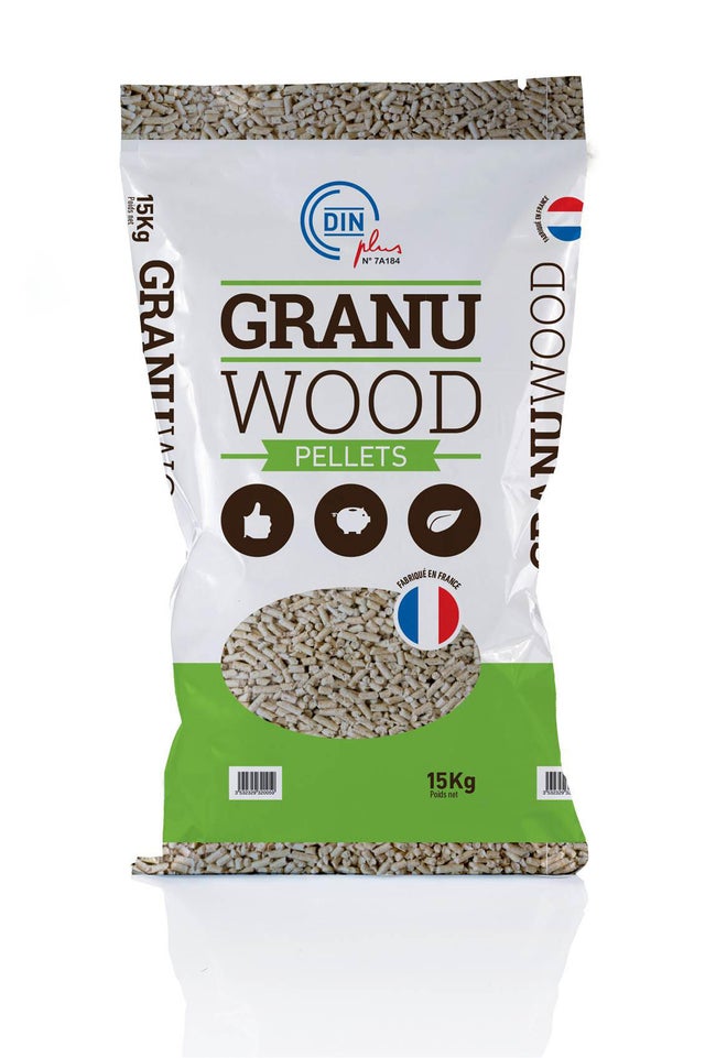 Palette granulés de bois GRANUWOOD (66 sacs de 15kg)