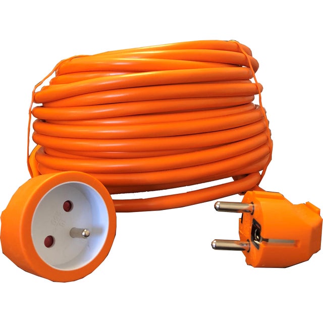 Rallonge électrique jardin, 1 prise de 16 A L.20 m ELECTRALINE