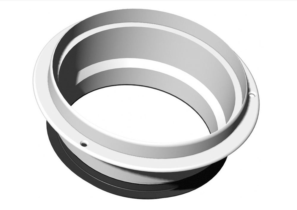 Bouche d'extraction pvc S&P WC , Diam.125/125 mm - 3