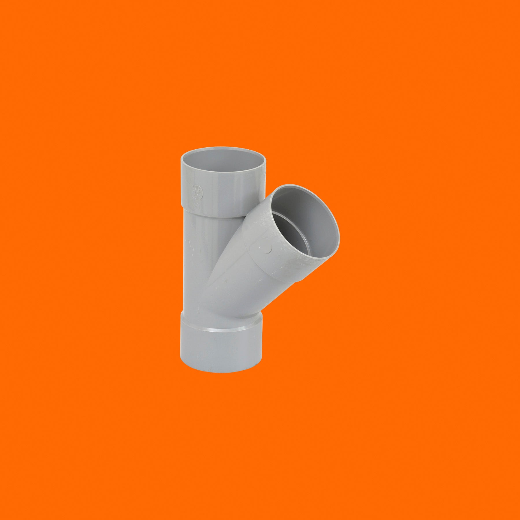 Culotte femelle / femelle 45° pvc Diam.80 mm GIRPI - 3