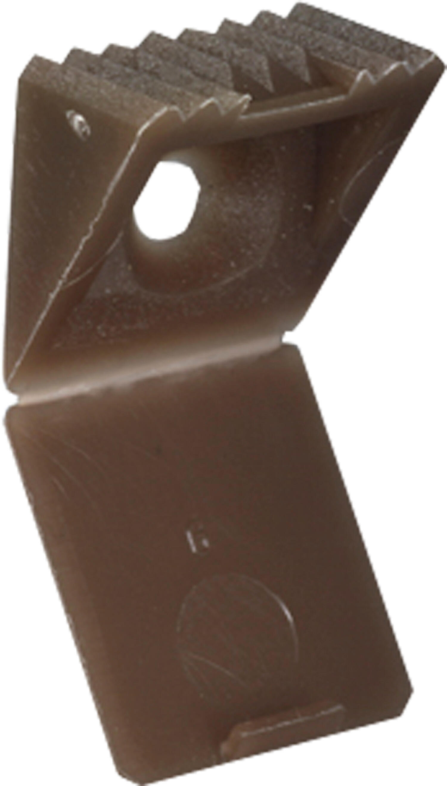 Lot de 60 taquets à visser, plastique brun - 2