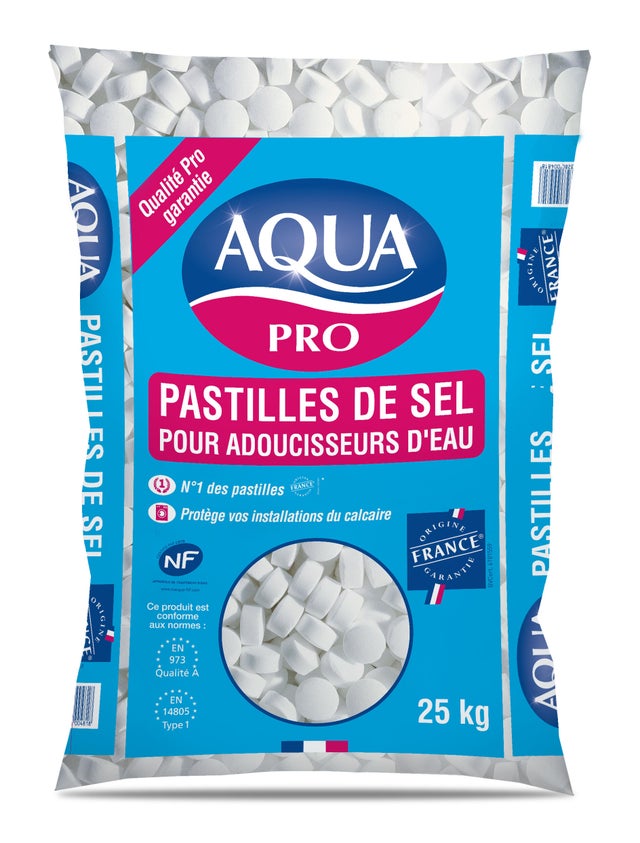Sel pour adoucisseur 25 kg AQUA