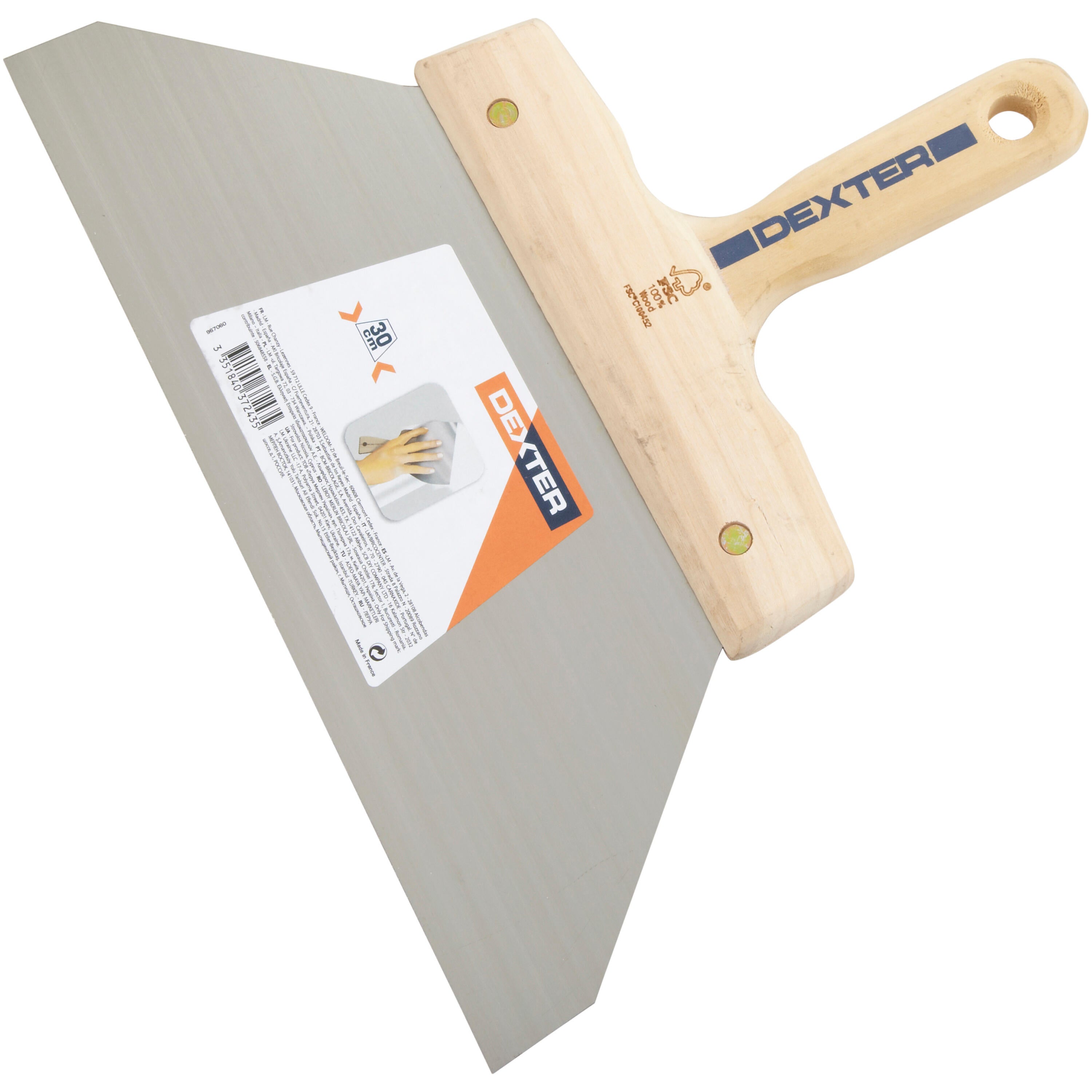 Couteau à enduire acier 30 cm DEXTER - 3