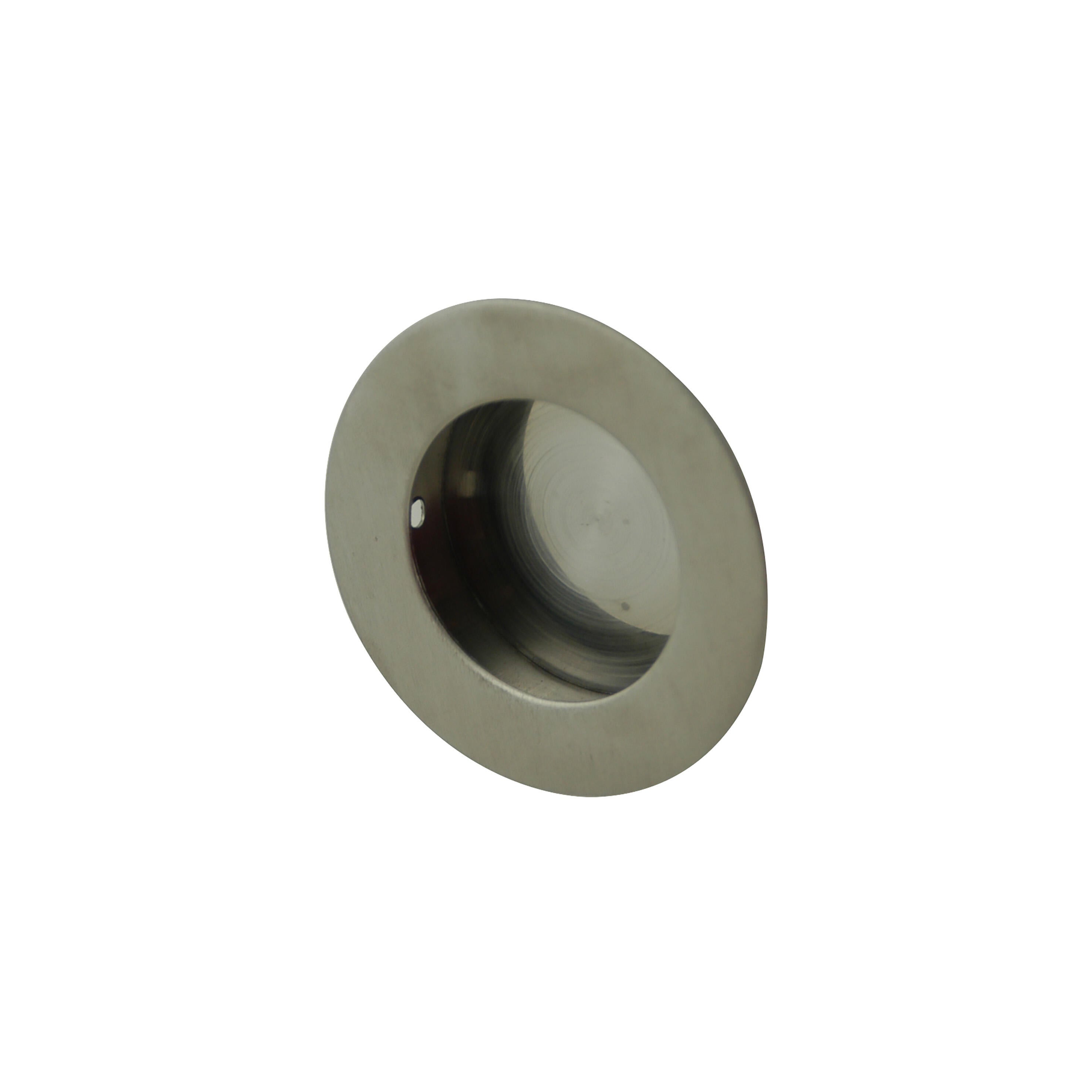 rond acier inoxydable brossé gris - 3