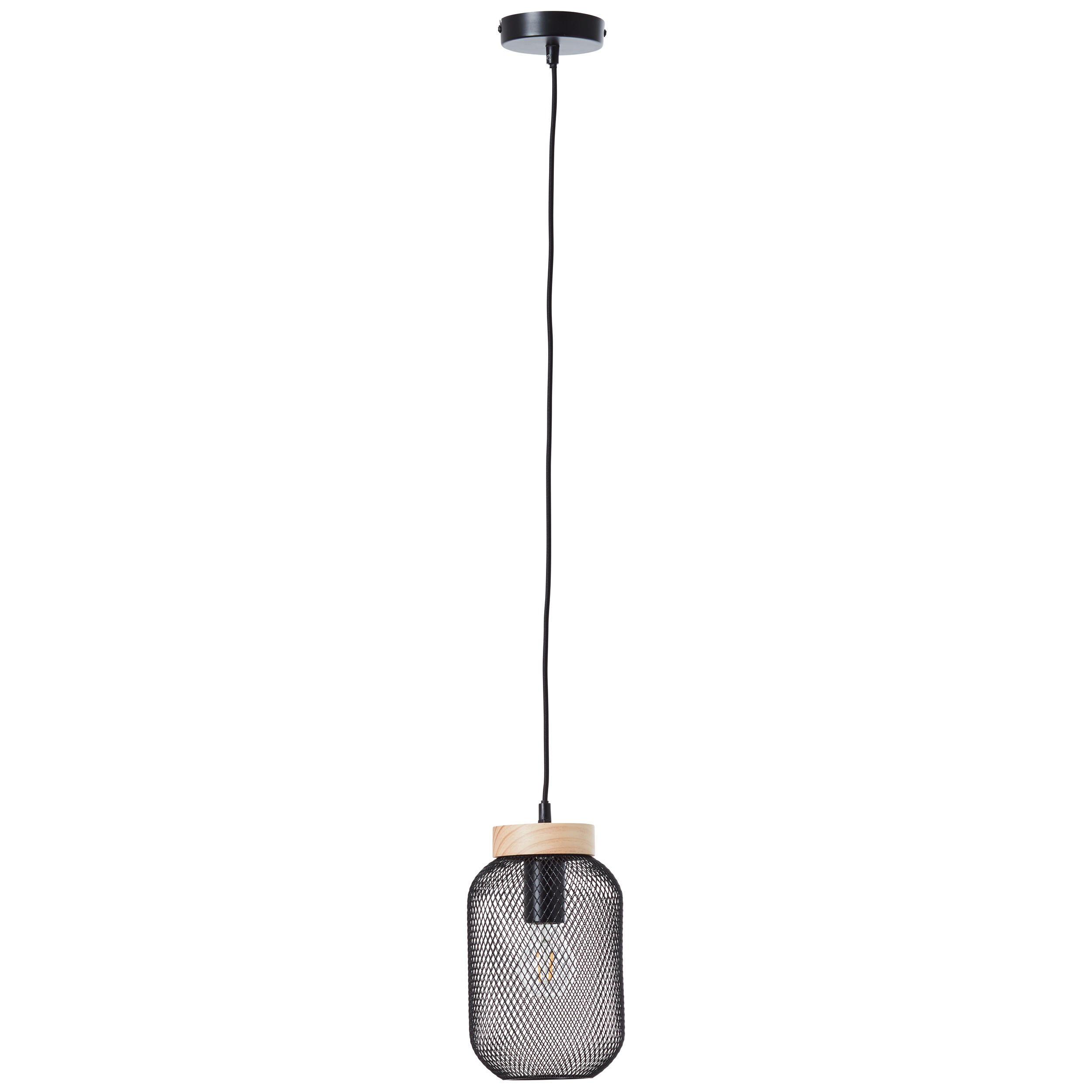 Suspension Giada fer, noir, Diam.10.5 cm, E27 - 6