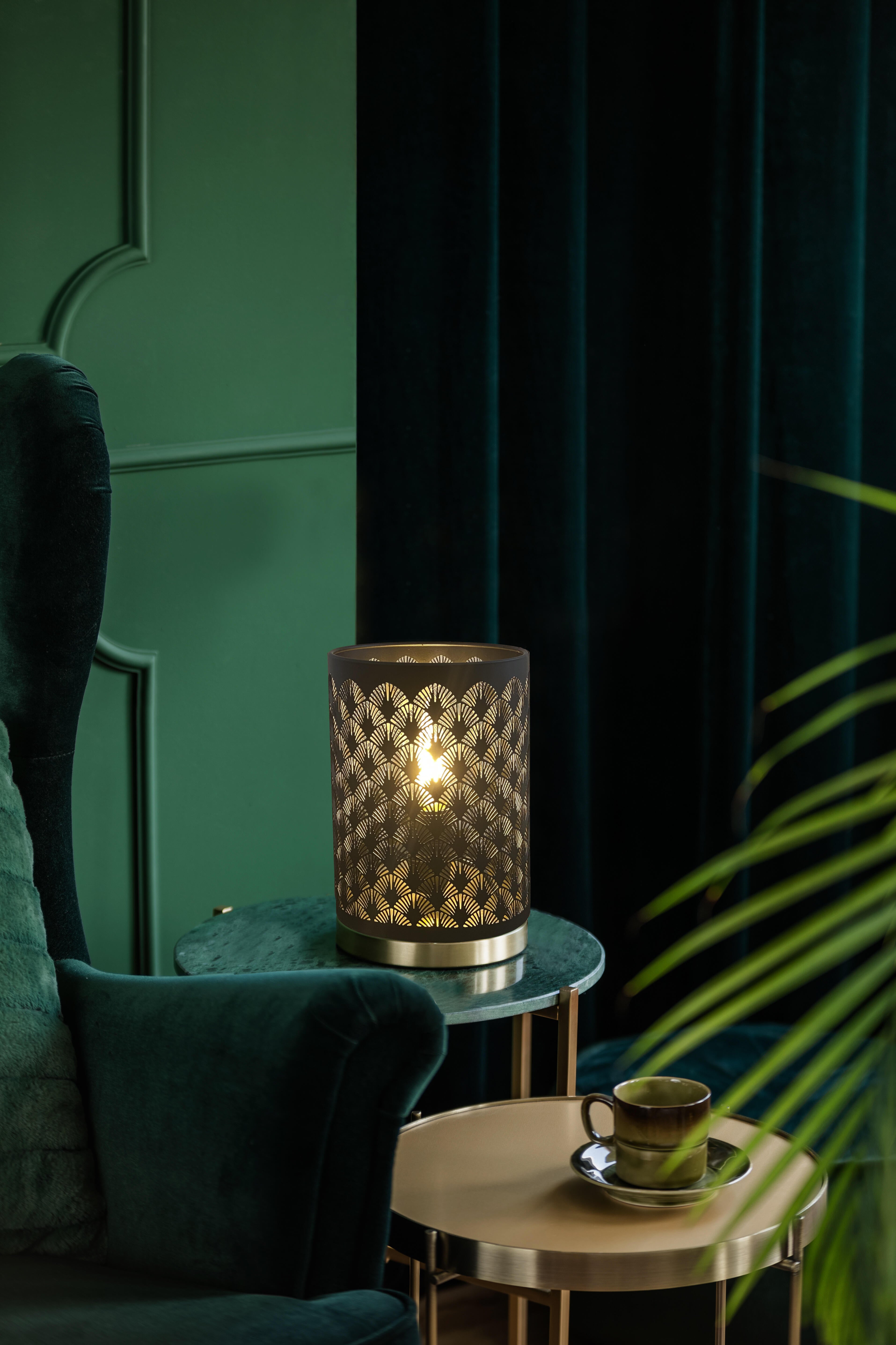 Lampe de bureau Neolia, acier, noir, H.16 cm, E14 - 4