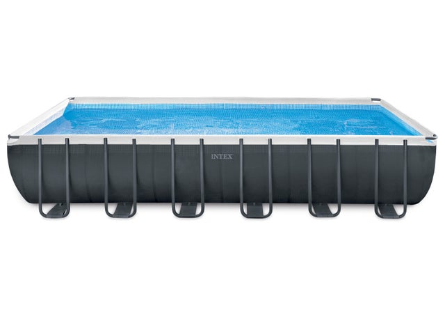 Piscine tubulaire INTEX Ultra XTR rectangulaire L. 7,32 x l. 3,66 x H. 1,32 m