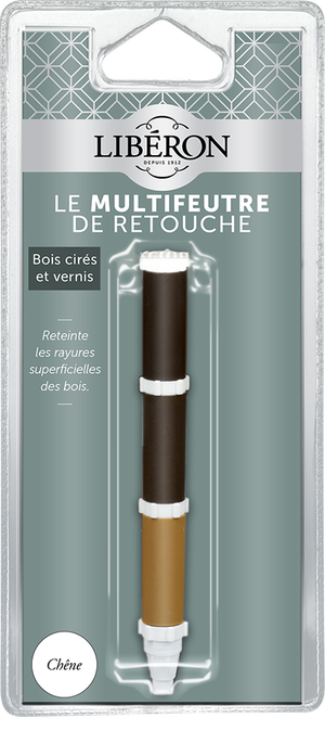 Feutre De Retouche Bois Carbamex Acajou Foncé BLANCHON - Neuf Sous Blister