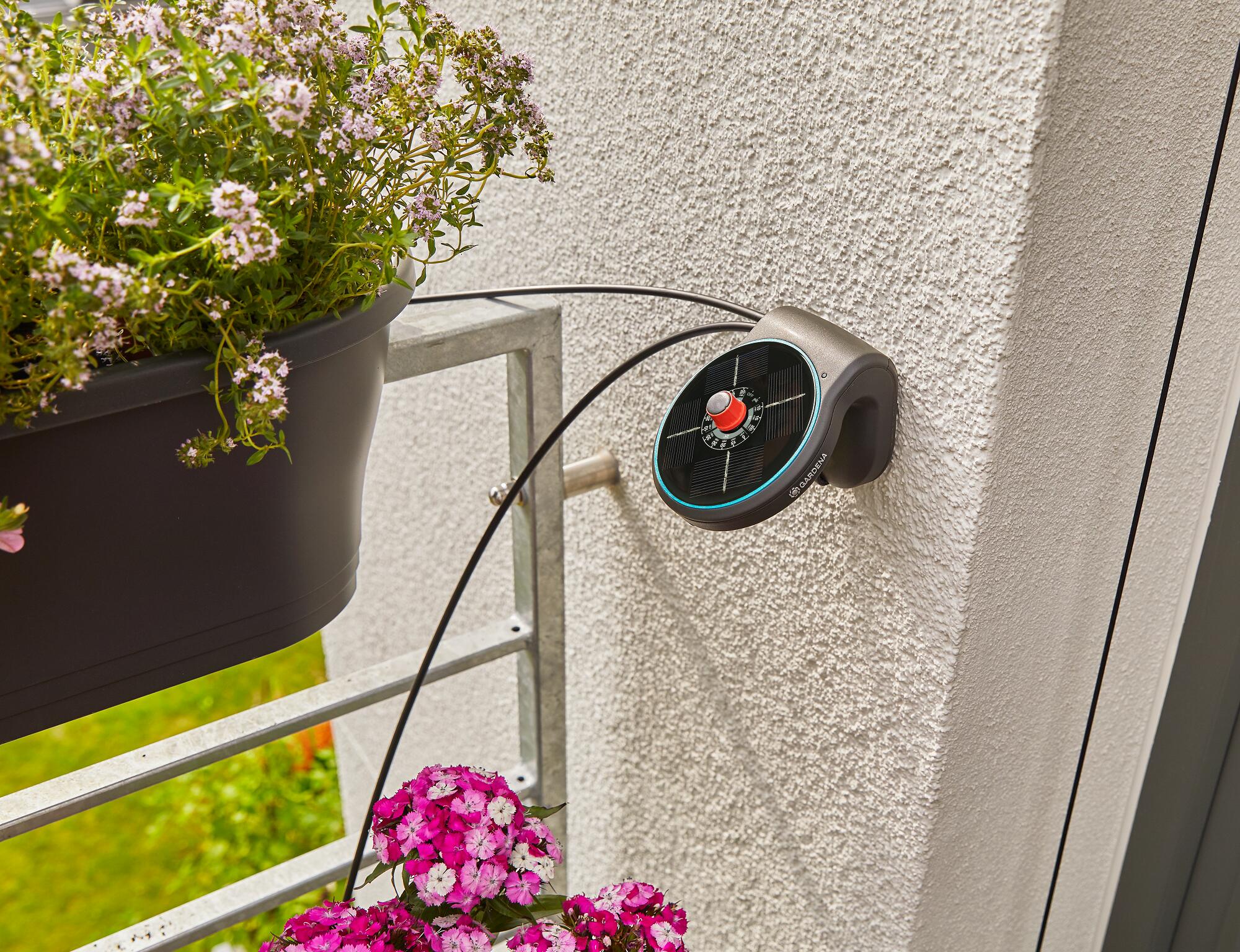 Kit d'arrosage avec goutteur intégré AquaBloom GARDENA 13300-20 L.20 m Diam.4 mm - 14