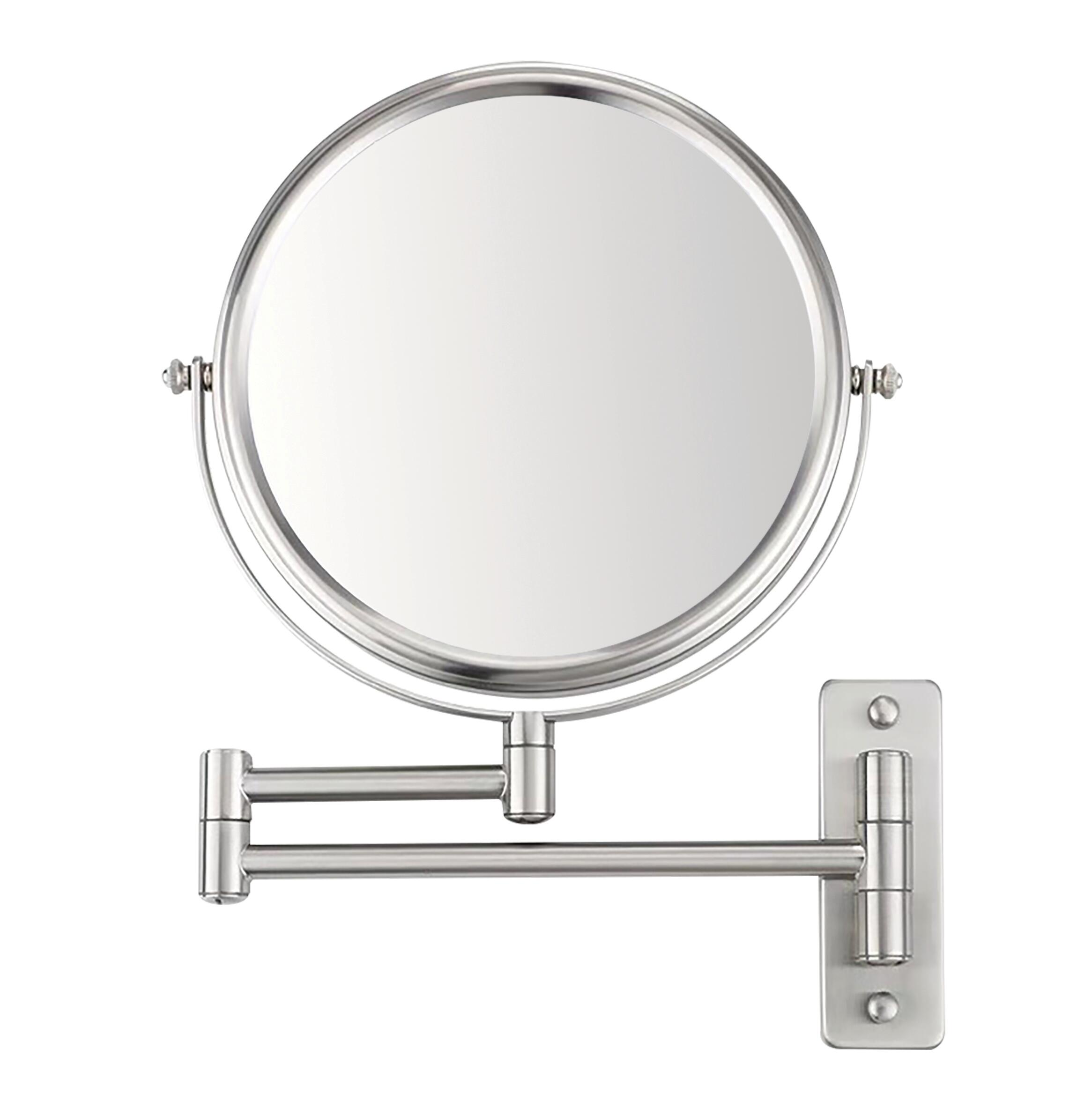 Miroir De Salle De Bain LED Asymétrique 60x45 Cm - 3 Tons De Lumière Réglables (blanc Chaud, Neutre, Froid) - Fonction Anti-buée - IP44 - Interrupteur Tactile