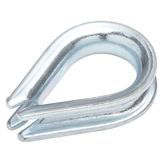 Lot de 2 cosses coeur acier STANDERS, Diam.4