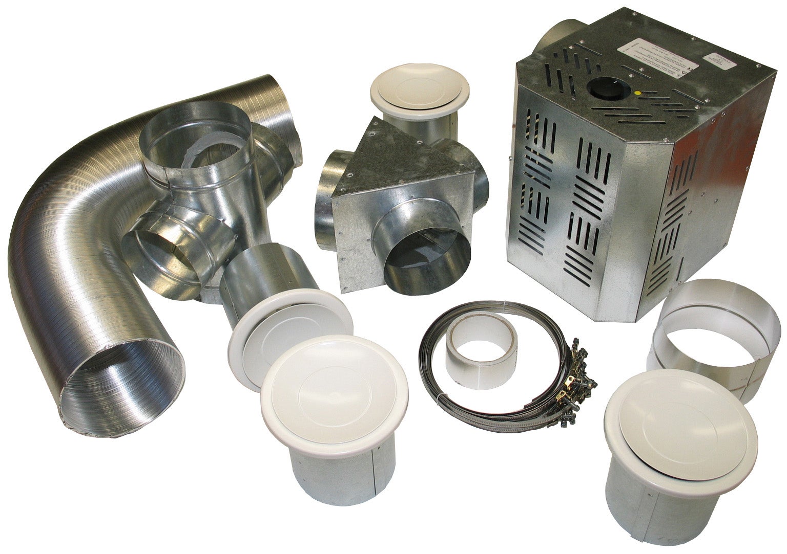 Kit de distribution d'air chaud DMO, débit de 300 à 550 m3/h, 4 bouches — free download