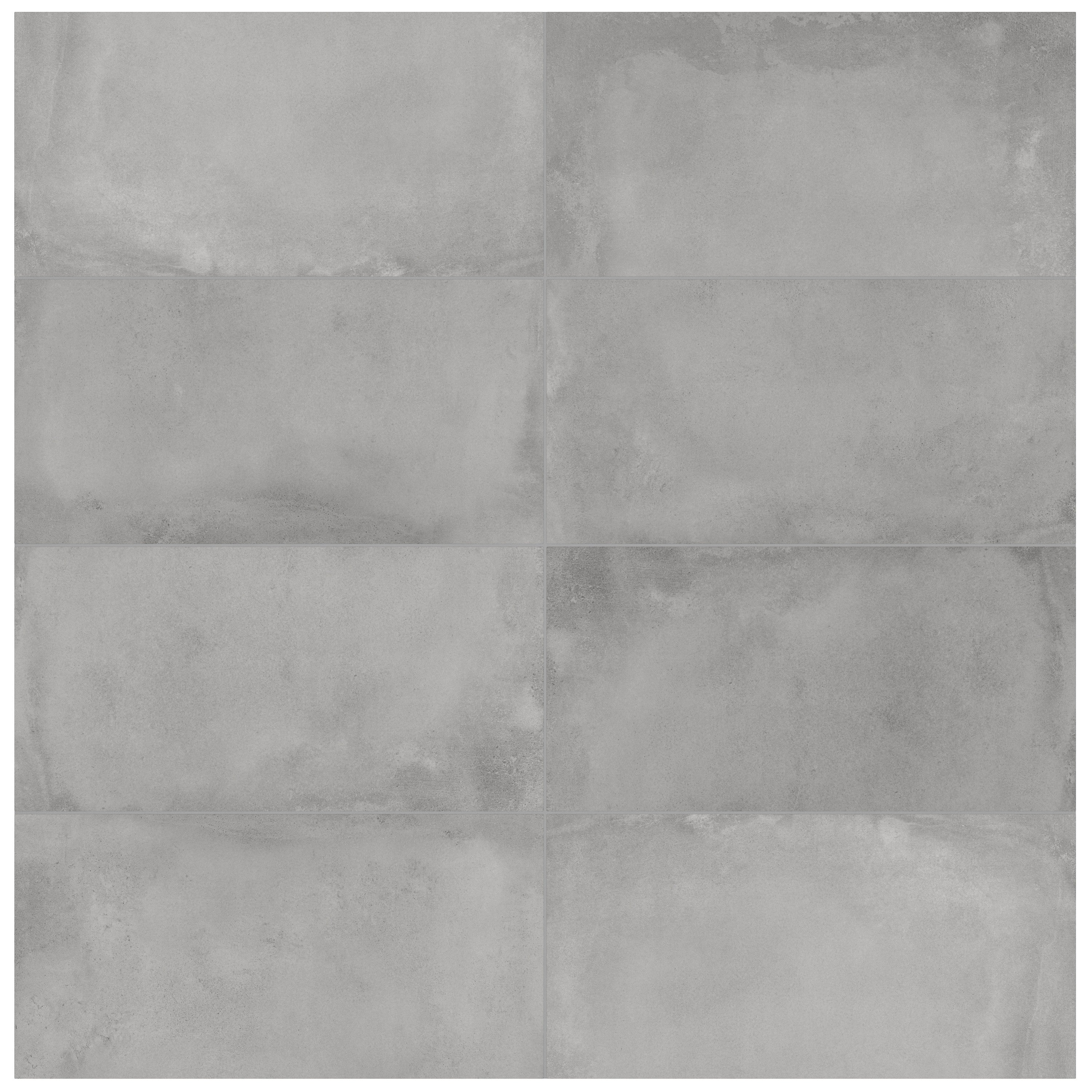 Carrelage mur intérieur /sol intérieur effet béton gris Craft l.30.8 x L.61.5 cm - 3