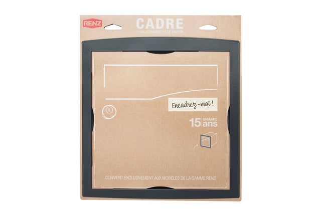 Cadre d'encastrement, pour boîte aux lettres H.33.65 x l.32.65 x P.3.5 cm RENZ, 