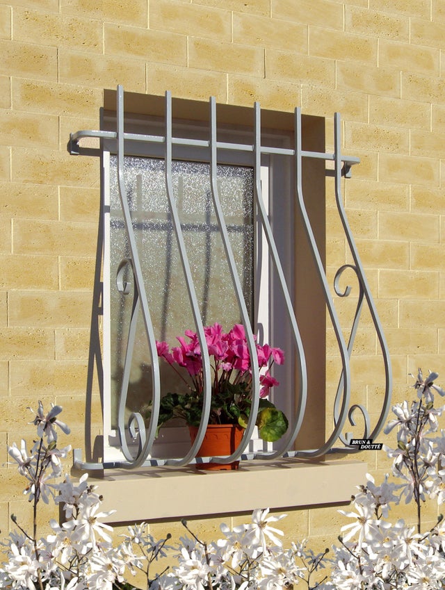 Grille de défense Garonne, pour fenêtre dimension tableau l.140 x H.75 cm