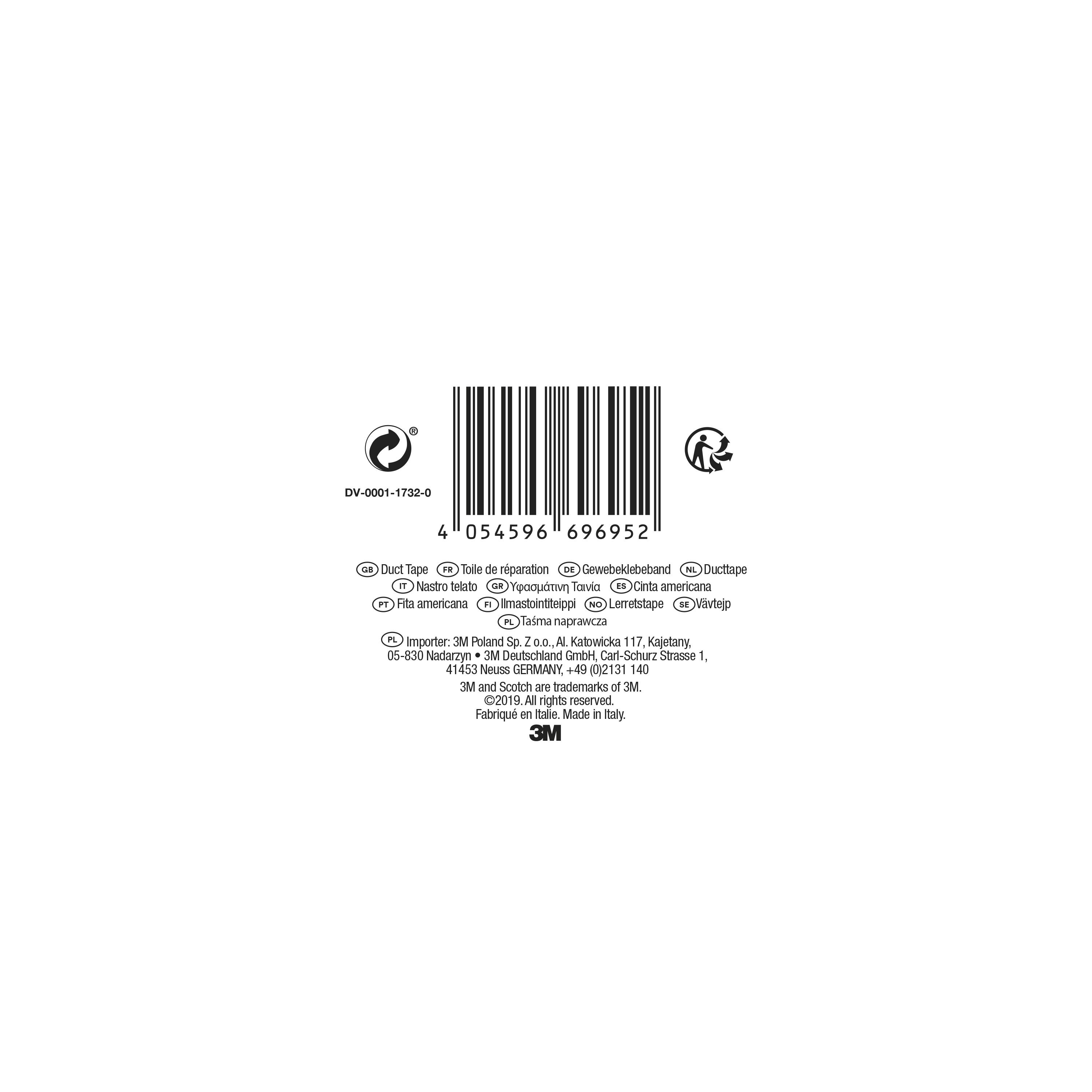 Adhésif de réparation Universal SCOTCH L.10 m x l.48 mm noir - 3