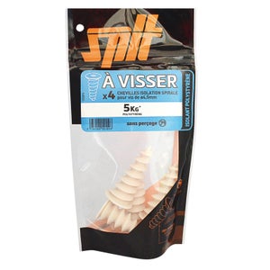 Lot De 4 Chevilles à Expansion Nylon Spit, Diam.16 X L.165 Mm