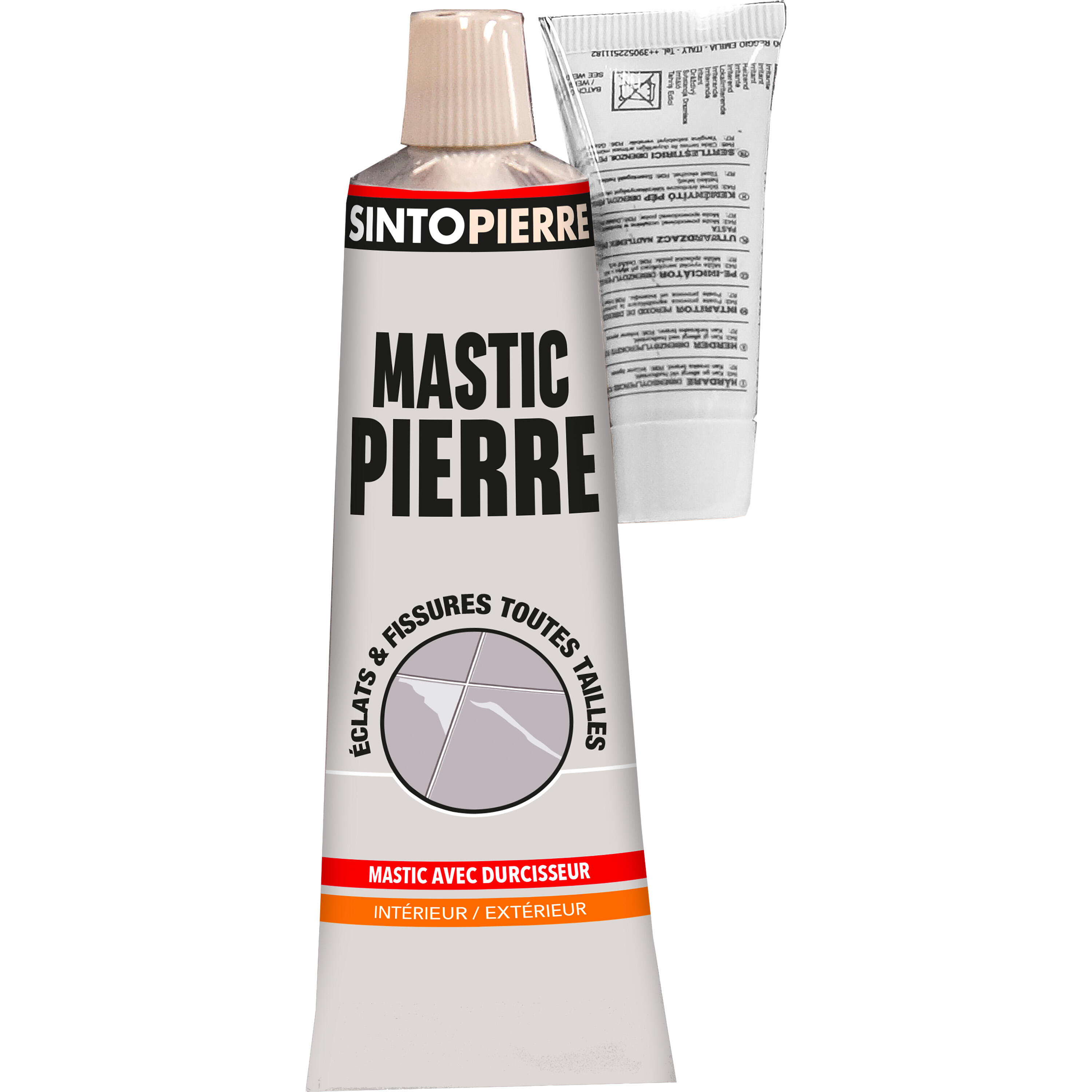 Mastic Sintopierre, mastic et durcisseur SINTO gris 100 g - 2