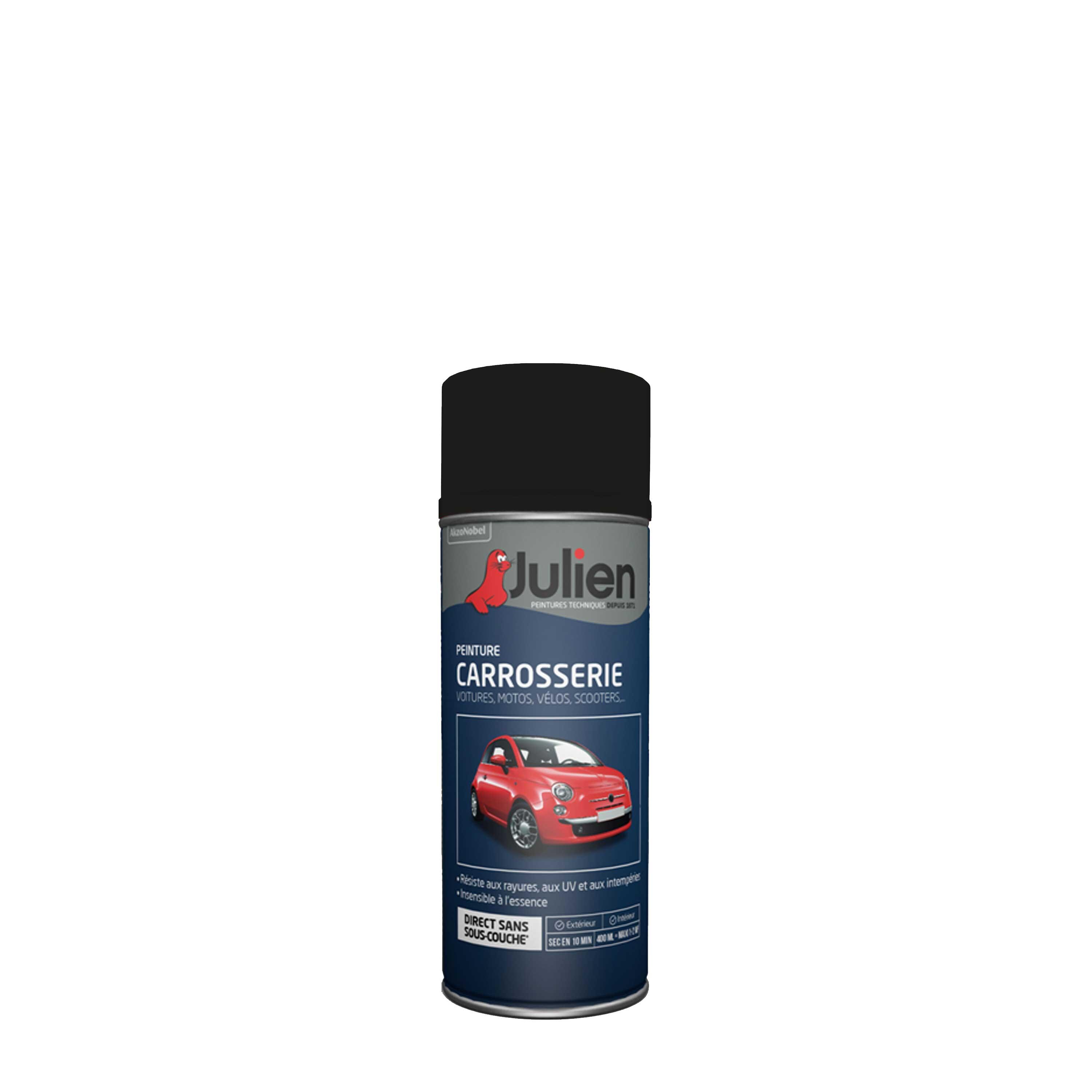 Bombe de peinture Carrosserie JULIEN black magic pearl satiné 400 ml - 2