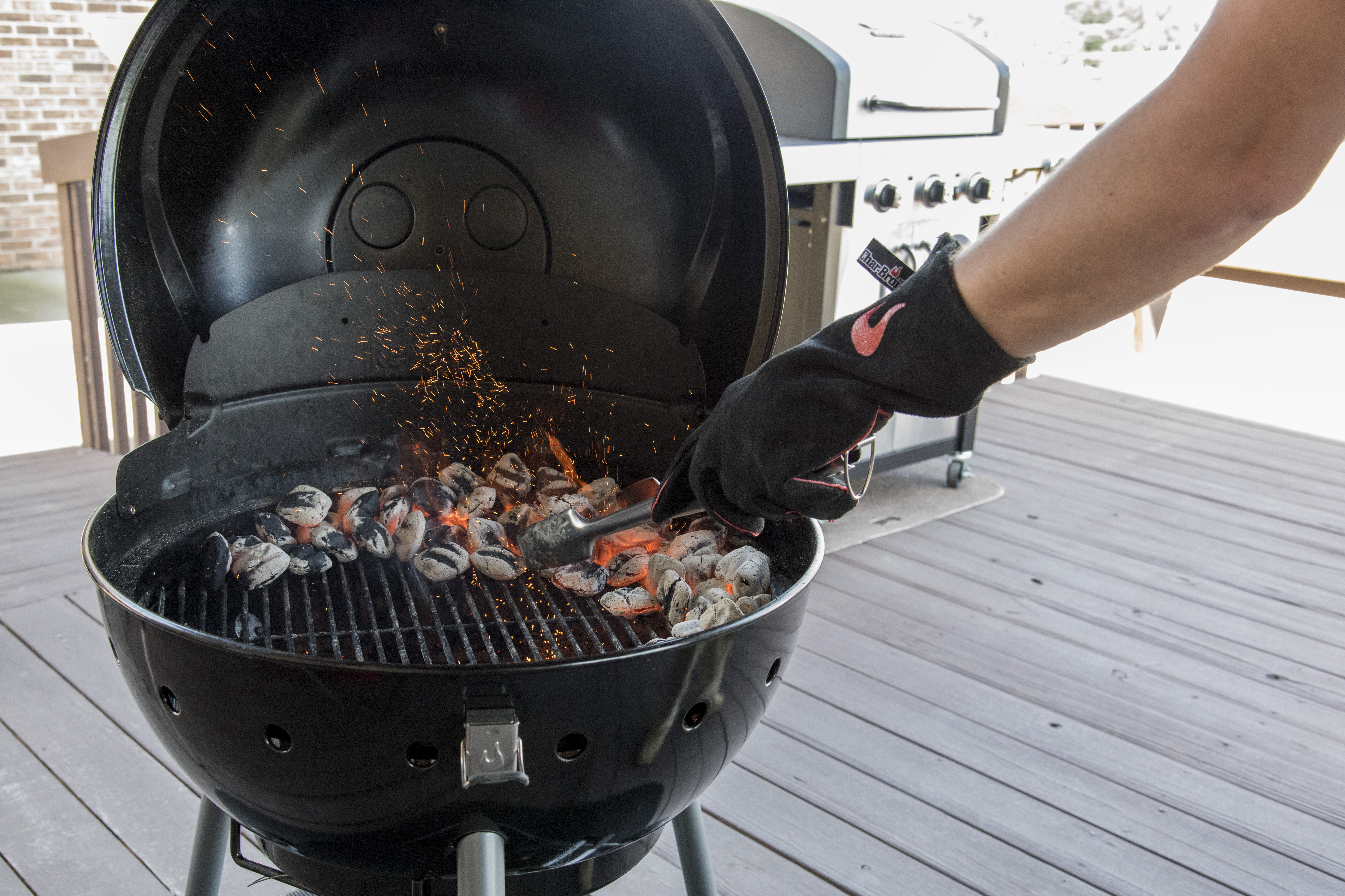 Barbecue au charbon de bois CHAR-BROIL rond, noir - 5