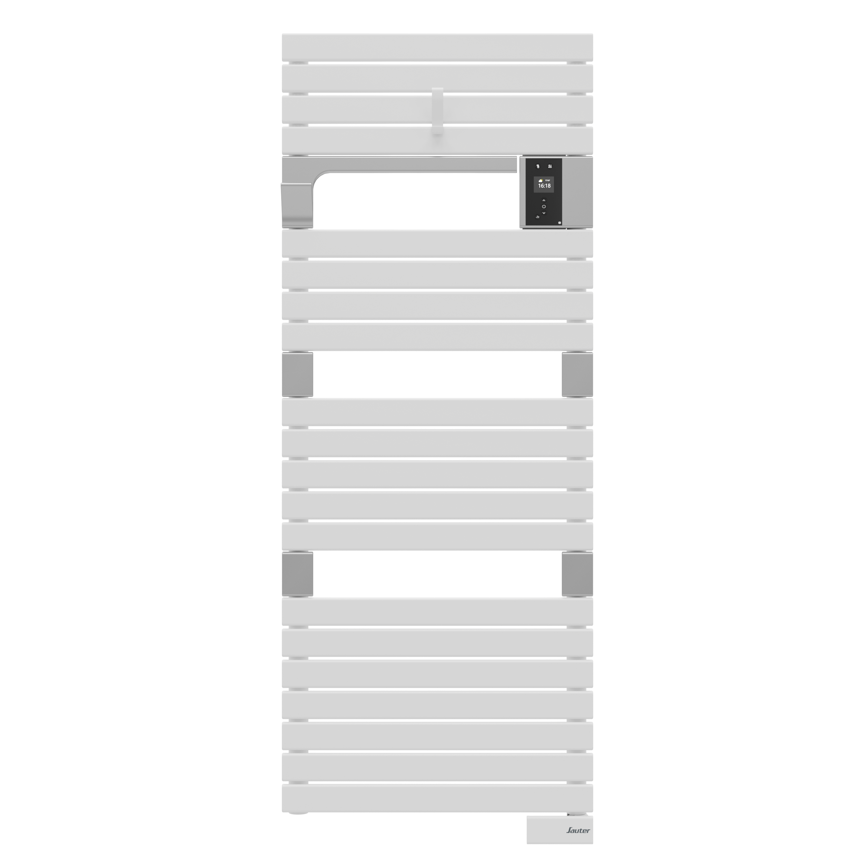 Greenedhouse Sèche-Serviettes électrique Droit chromé 400 W x 800 h