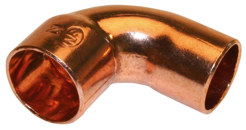 Lot de 2 raccords coudés 90° à souder cuivre D.14 pour cuivre - 2