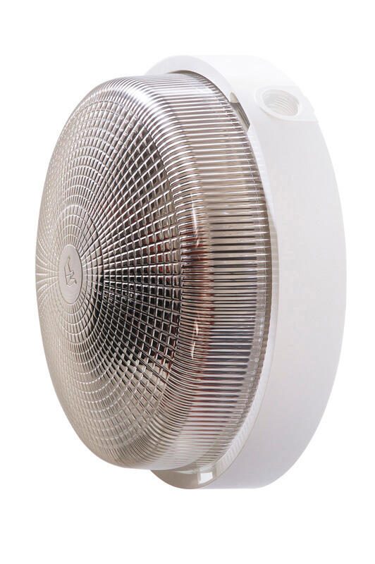 Hublot extérieur E27 max 100W blanc IP44 D. 22,5cm - 2