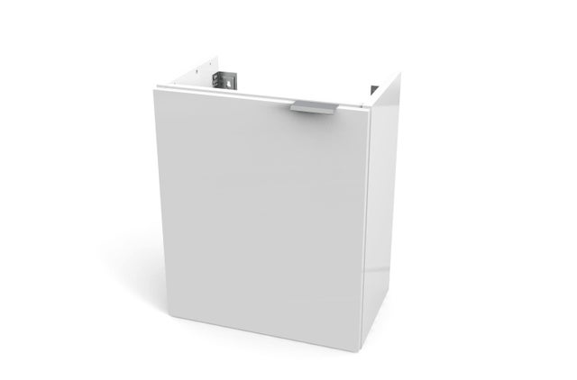 Meuble sous-vasque 1p L.40cm x H.49cm x P.26cm blanc Essential