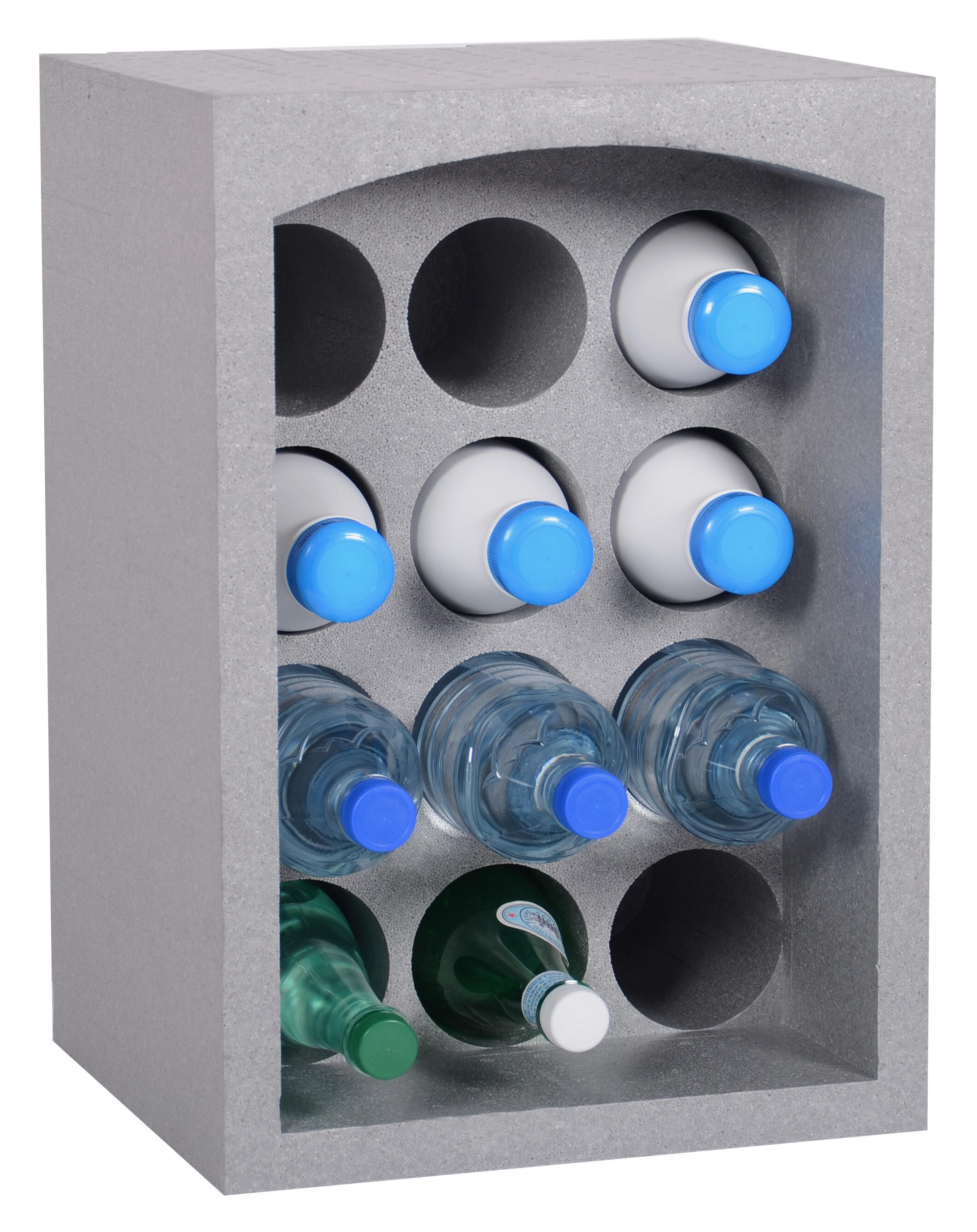 Casier 12 emplacements polystyrène brut - 4