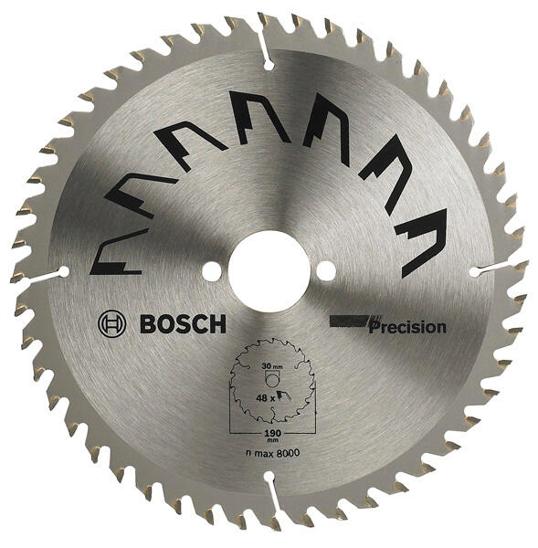 Lame de scie circulaire BOSCH Précision 190 x 30 x 2 mm 48 dents - 2