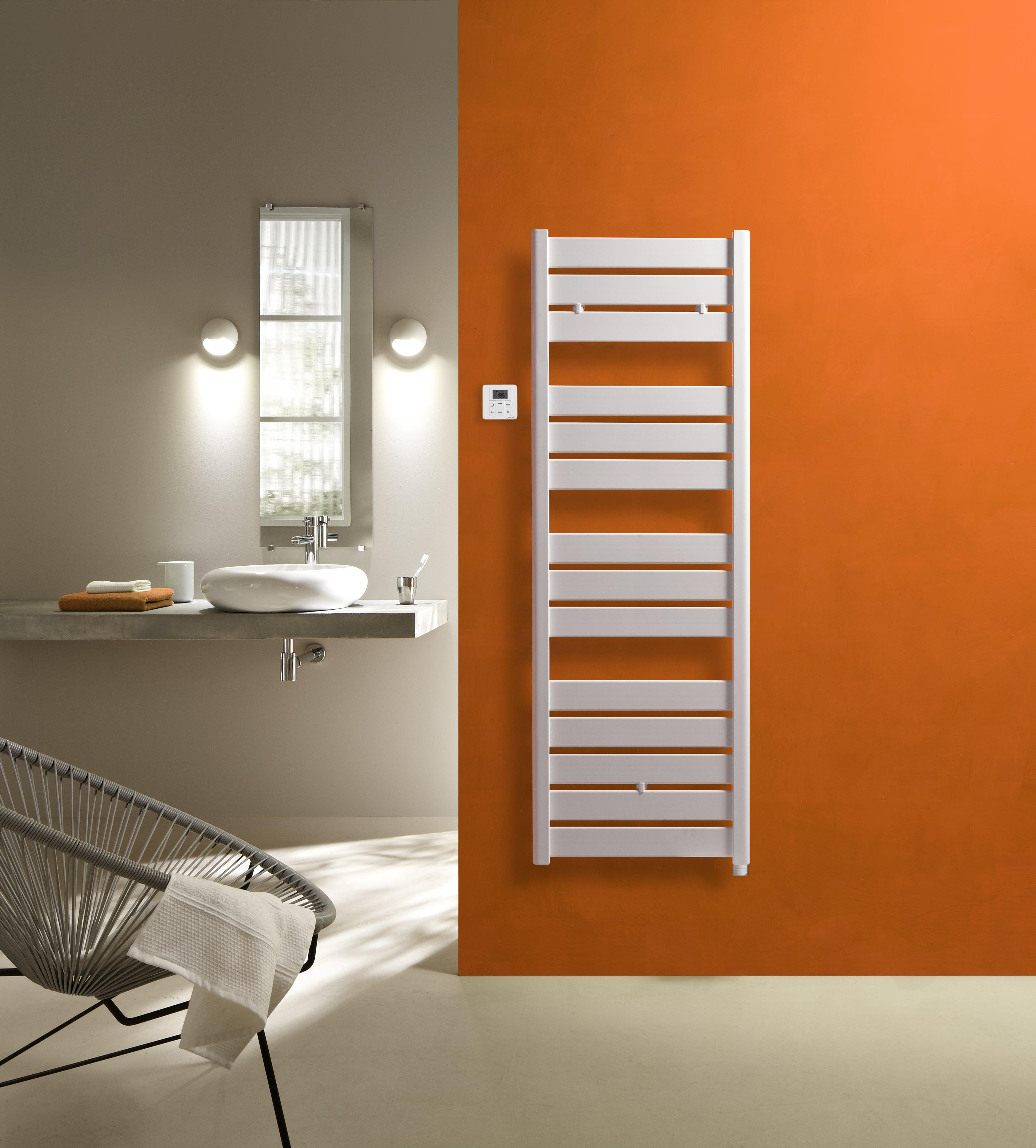 Sèche-serviettes électrique à inertie fluide ACOVA 750W, H147.7 x l50 cm Madras  - 2