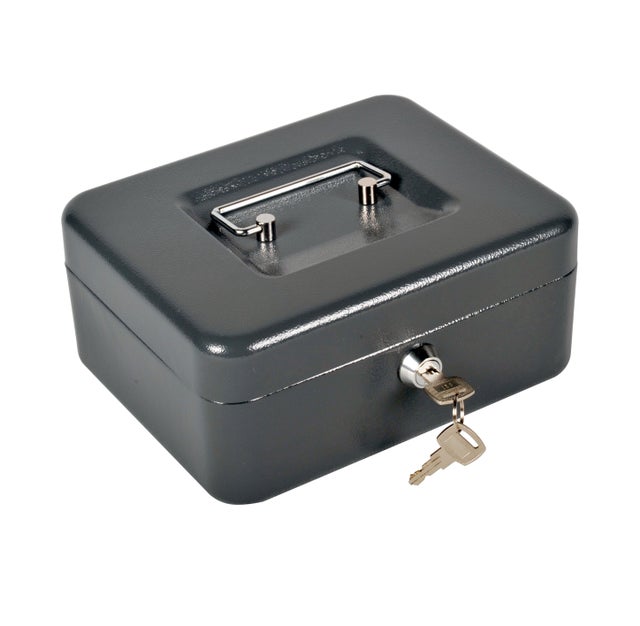 Caisse à monnaie à clé l.20 x H.9 x P.16 cm
