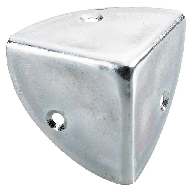 Coin de valise acier zingué HETTICH, L.45 mm