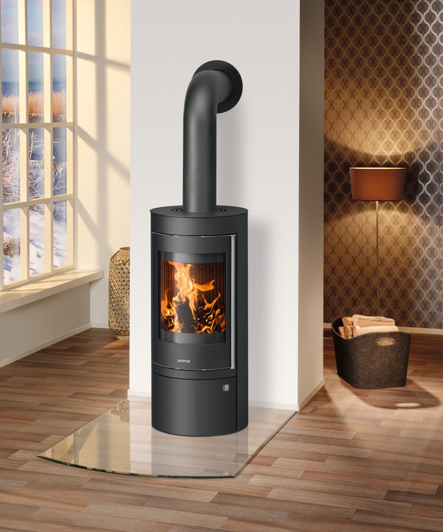 Poêle à bois JUSTUS Mino 2.0 noir, 5.5 kW