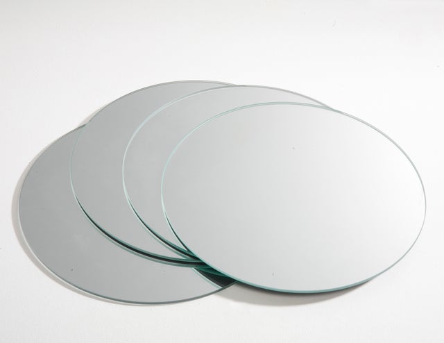 SET 4 MIROIRS RONDS 20CM