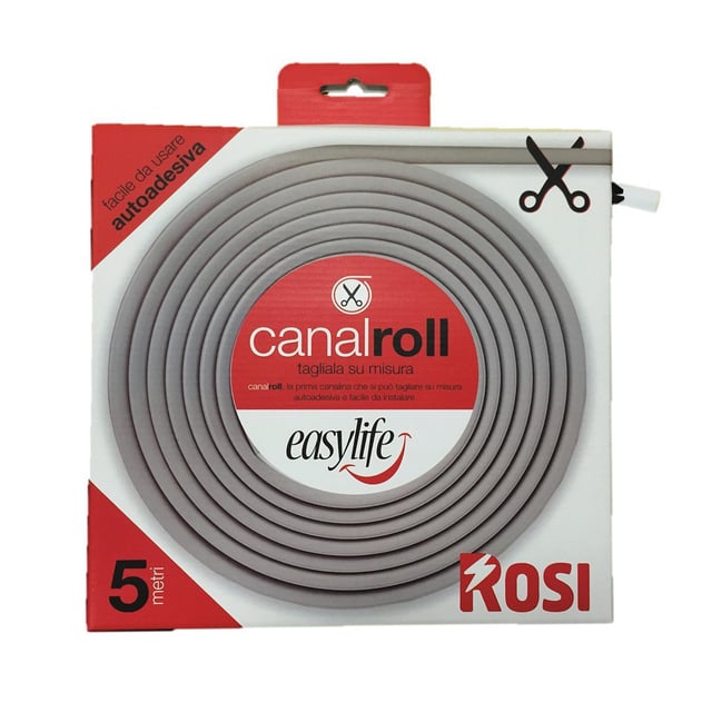 Canalina 1 cm 5 M  bianco autoadesiva