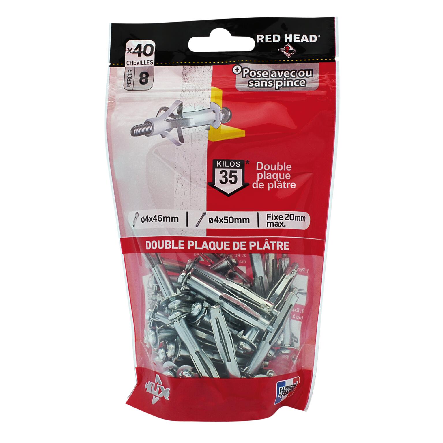 Kit Fixation Bande LED COB 10x6 Mm - 40 Clips, Vis, Chevilles + 2 Bouchons Silicone Pour Extrémités
