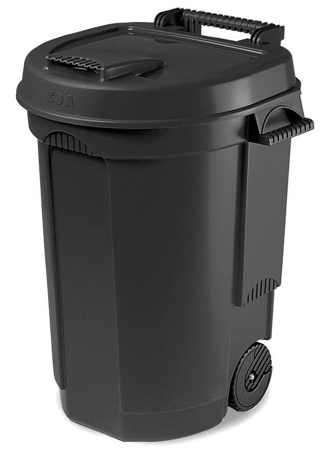 Poubelle à déchets de rue EDA 110 l sur 2 roues