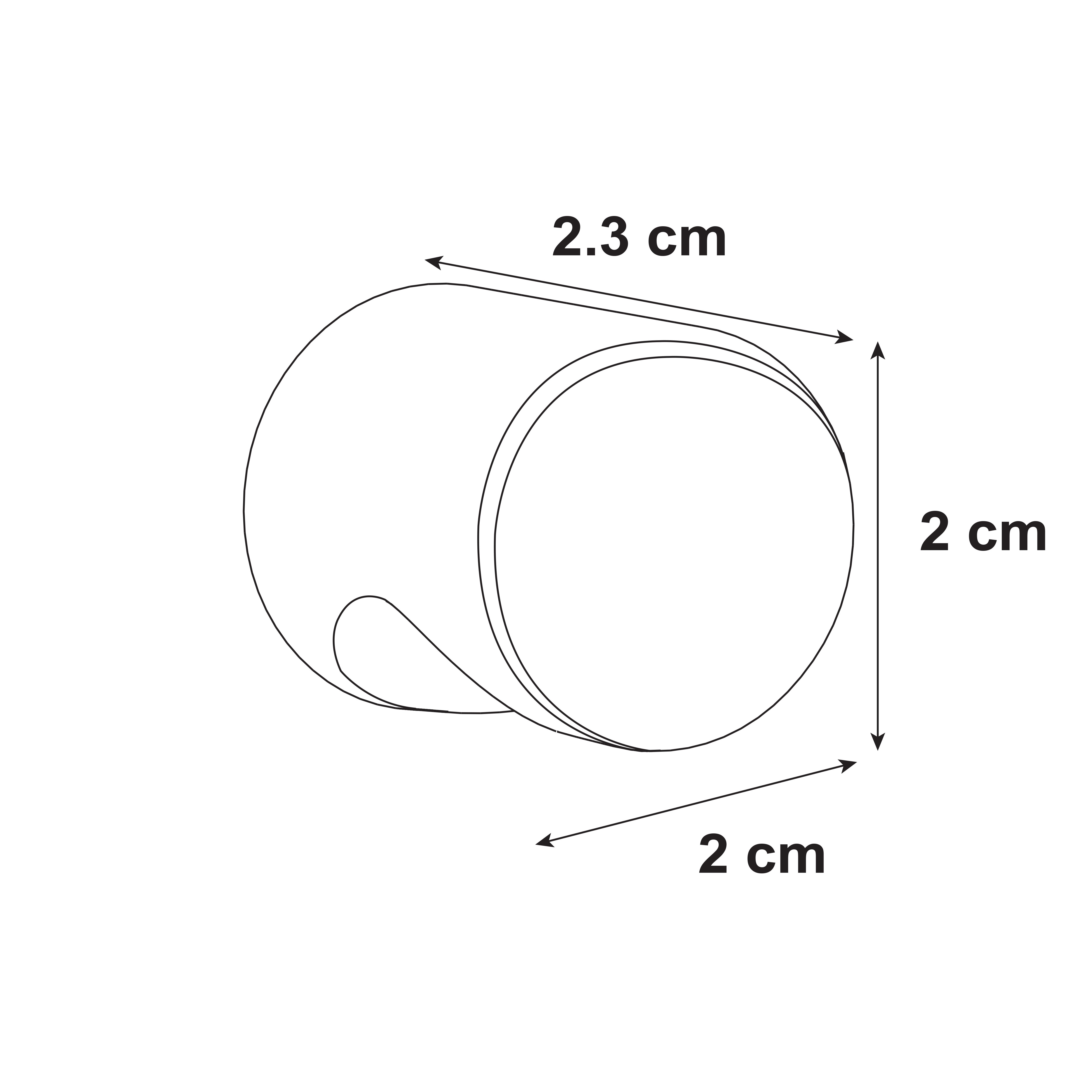 Lot de 2 poignées de cuisine DORYOS zamak INSPIRE 20 mm - 4