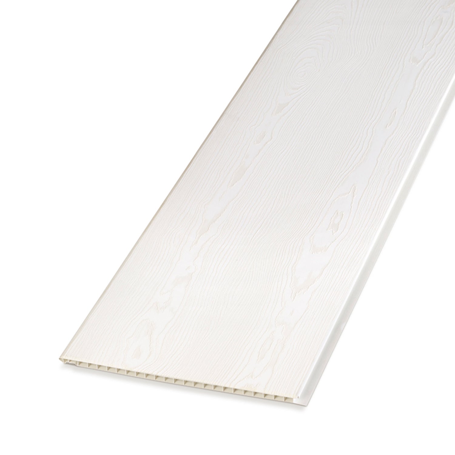Lambris PVC pin blanc brossé ARTENS L.120 x l.25 cm x Ep.10 mm - 5